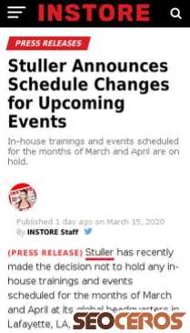instoremag.com/stuller-announces-schedule-changes-for-upcoming-events mobil 미리보기
