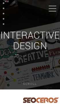 interactivedesign.in mobil vista previa
