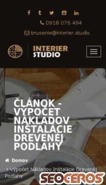 interier.studio/Vypocet-nakladov-instalacie-drevenej-podlahy.html mobil náhľad obrázku