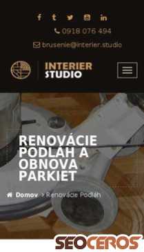 interier.studio/renovacie_podlah.html mobil vista previa