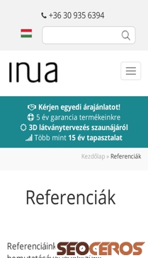 inuasauna.hu/referenciak mobil förhandsvisning