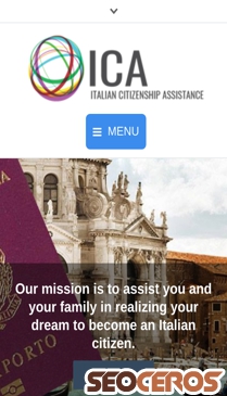 italiancitizenshipassistance.com mobil náhled obrázku
