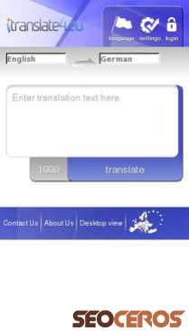 itranslate4.eu mobil preview
