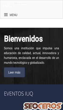 iuq.edu.mx mobil förhandsvisning