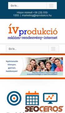 ivprodukcio.hu mobil előnézeti kép