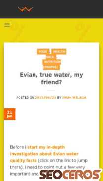 iwanwilaga.com/evian-true-water-my-friend mobil previzualizare