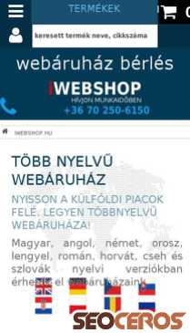 iwebshop.hu mobil प्रीव्यू 