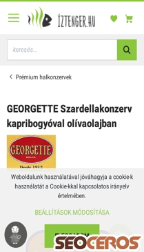 iztenger.hu/georgette-szardellakonzerv-kapribogyoval-olivaolajban-736 mobil náhled obrázku