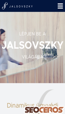 jalsovszky.com/hu mobil obraz podglądowy