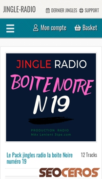 jingle-radio.com mobil förhandsvisning
