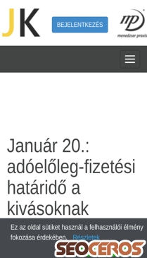 jogkoveto.hu/tudastar/adoeloleg-fizetesi-hatarido-kivasoknak-januar-20 mobil előnézeti kép