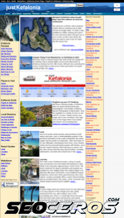 justkefalonia.co.uk mobil preview