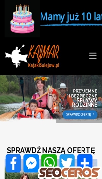 kajakisulejow.pl mobil förhandsvisning