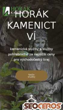 kamenictvi-horak.cz mobil previzualizare