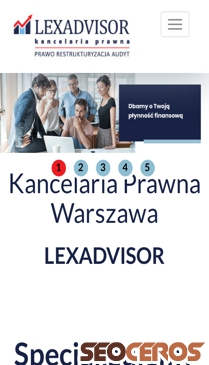 kancelarialexadvisor.pl mobil előnézeti kép