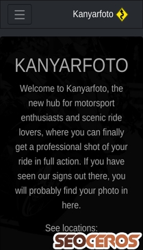kanyarfoto.com/en mobil anteprima