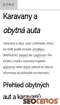 karavany.vyrobce.cz mobil náhled obrázku