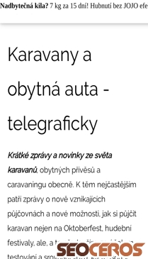 karavany.vyrobce.cz/domu.html mobil 미리보기
