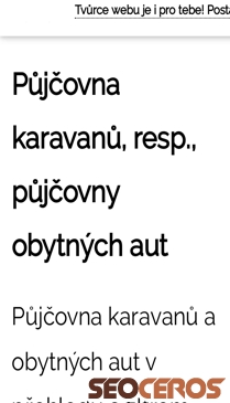karavany.vyrobce.cz/pujcovna-karavanu.html mobil preview