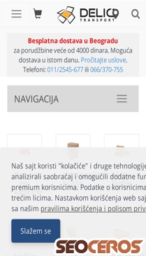 kartonske-kutije.rs mobil previzualizare