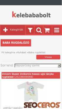 kelebababolt.hu/spl/260915/Baba-rugdalozo mobil náhled obrázku