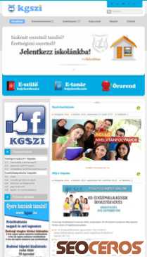 kgszi.hu mobil előnézeti kép