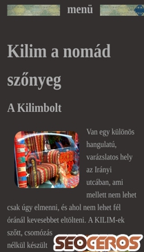 kilim.hu mobil előnézeti kép