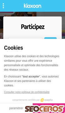 klaxoon.com mobil previzualizare