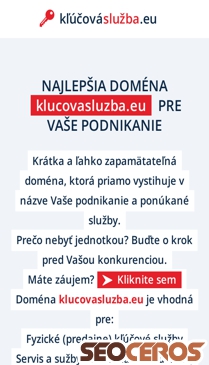klucovasluzba.eu mobil förhandsvisning