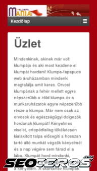 klumpa.hu mobil előnézeti kép