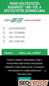 koltoztetes.hu mobil Vista previa