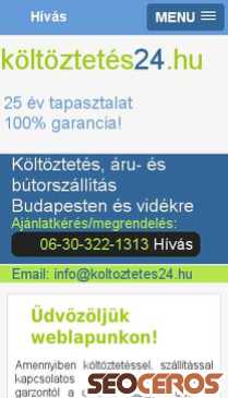 koltoztetes24.hu mobil Vorschau