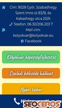 kolyokvar.eu mobil obraz podglądowy