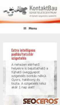 kontaktbau.hu mobil előnézeti kép