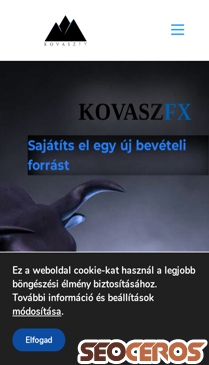kovaszfx.hu mobil náhľad obrázku