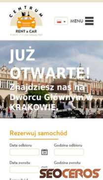 krakow-rentacar.pl mobil obraz podglądowy