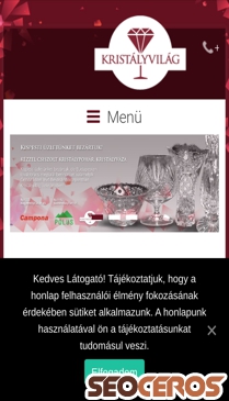kristalykispest.hu mobil előnézeti kép