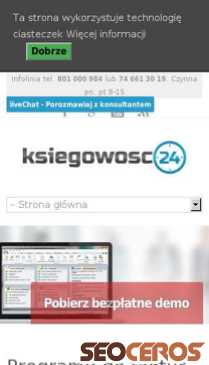 ksiegowosc24.pl mobil előnézeti kép