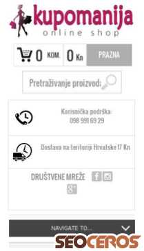 kupomanija.net mobil förhandsvisning
