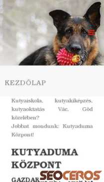 kutyaduma.hu mobil előnézeti kép