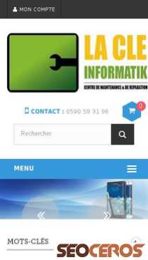 lacleinformatik.com mobil Vorschau