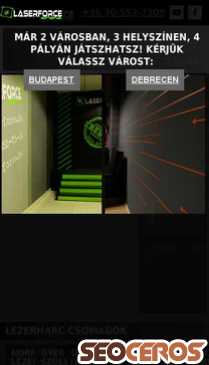 laserforce.hu mobil preview