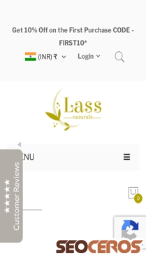 lassnaturals.com mobil förhandsvisning