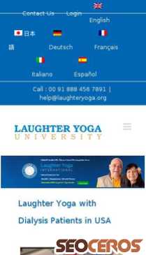laughteryoga.org mobil Vorschau
