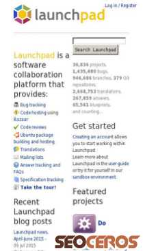 launchpad.net mobil náhled obrázku