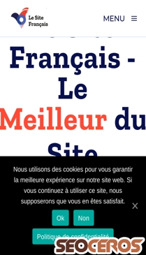 le-site-francais.fr mobil Vorschau