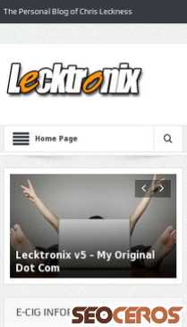 lecktronix.com mobil előnézeti kép