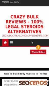 legalbodybuildingsupplements.com mobil preview