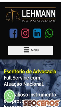 lehmann.adv.br mobil előnézeti kép