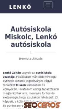lenkoautossuli.hu mobil előnézeti kép